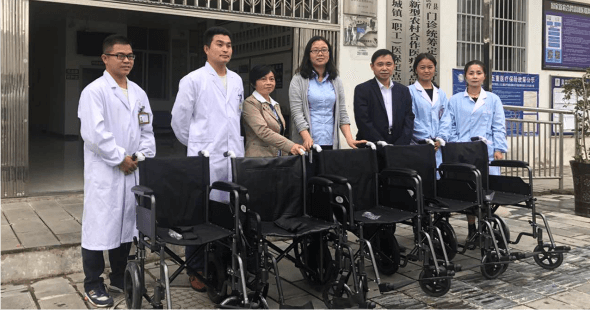 任你博再生为医疗机构捐赠轮椅，践行企业社会责任